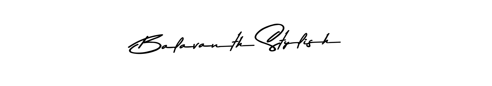 How to make Balavanth Stylish signature? Asem Kandis PERSONAL USE is a professional autograph style. Create handwritten signature for Balavanth Stylish name. Balavanth Stylish signature style 9 images and pictures png