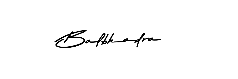 How to make Balbhadra name signature. Use Asem Kandis PERSONAL USE style for creating short signs online. This is the latest handwritten sign. Balbhadra signature style 9 images and pictures png