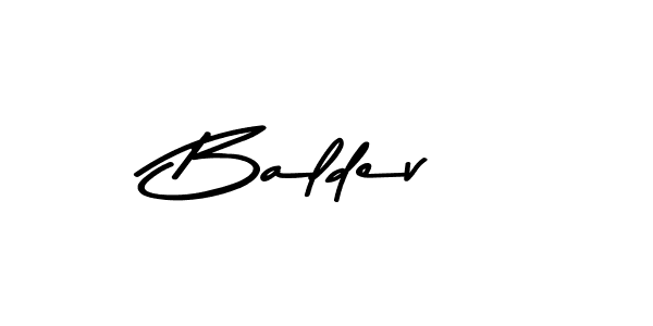 Design your own signature with our free online signature maker. With this signature software, you can create a handwritten (Asem Kandis PERSONAL USE) signature for name Baldev. Baldev signature style 9 images and pictures png