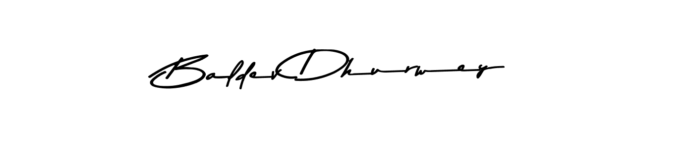 Use a signature maker to create a handwritten signature online. With this signature software, you can design (Asem Kandis PERSONAL USE) your own signature for name Baldev Dhurwey. Baldev Dhurwey signature style 9 images and pictures png