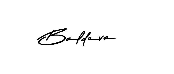 Design your own signature with our free online signature maker. With this signature software, you can create a handwritten (Asem Kandis PERSONAL USE) signature for name Baldeva. Baldeva signature style 9 images and pictures png