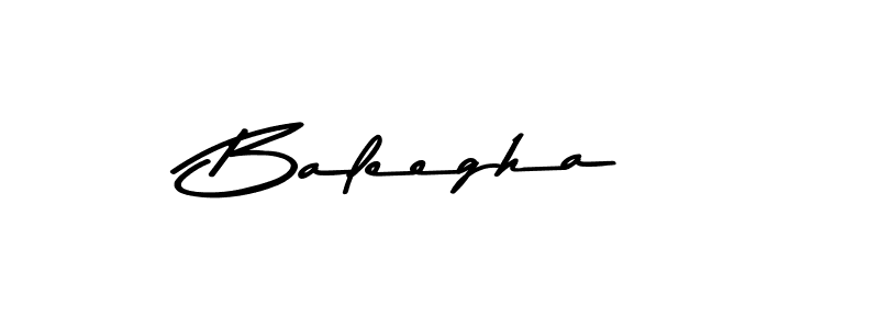 How to make Baleegha signature? Asem Kandis PERSONAL USE is a professional autograph style. Create handwritten signature for Baleegha name. Baleegha signature style 9 images and pictures png