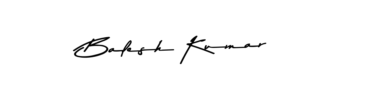 Similarly Asem Kandis PERSONAL USE is the best handwritten signature design. Signature creator online .You can use it as an online autograph creator for name Balesh Kumar. Balesh Kumar signature style 9 images and pictures png