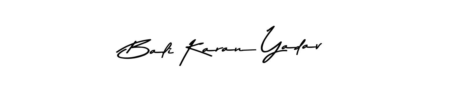 Here are the top 10 professional signature styles for the name Bali Karan Yadav. These are the best autograph styles you can use for your name. Bali Karan Yadav signature style 9 images and pictures png