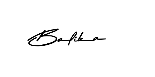 How to make Balika name signature. Use Asem Kandis PERSONAL USE style for creating short signs online. This is the latest handwritten sign. Balika signature style 9 images and pictures png