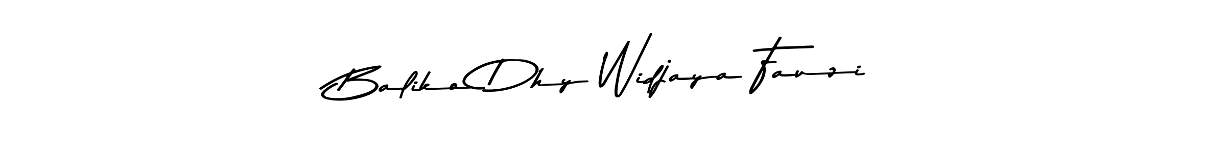 This is the best signature style for the Baliko Dhy Widjaya Fauzi name. Also you like these signature font (Asem Kandis PERSONAL USE). Mix name signature. Baliko Dhy Widjaya Fauzi signature style 9 images and pictures png