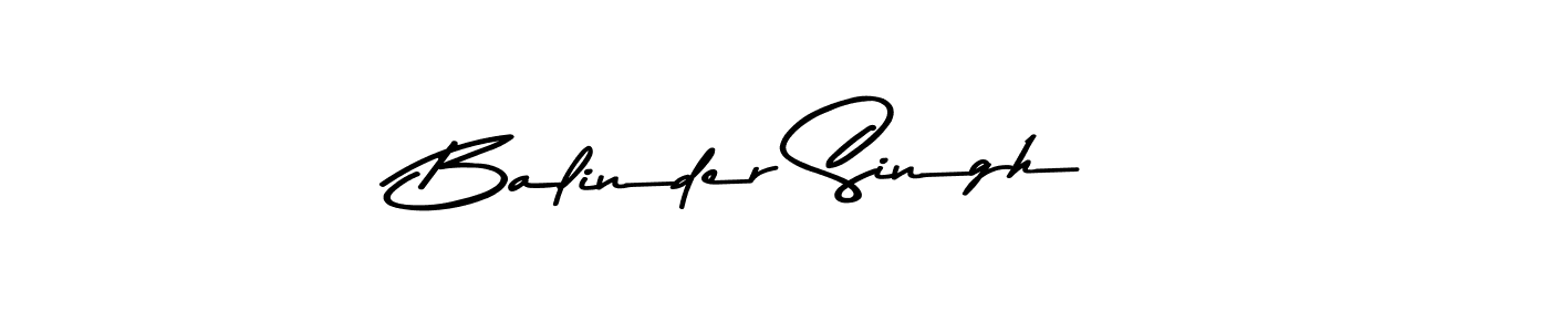 How to make Balinder Singh signature? Asem Kandis PERSONAL USE is a professional autograph style. Create handwritten signature for Balinder Singh name. Balinder Singh signature style 9 images and pictures png