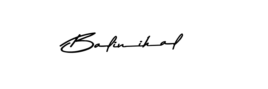 Make a beautiful signature design for name Balinihal. With this signature (Asem Kandis PERSONAL USE) style, you can create a handwritten signature for free. Balinihal signature style 9 images and pictures png