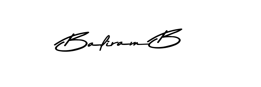 Also You can easily find your signature by using the search form. We will create Baliram B name handwritten signature images for you free of cost using Asem Kandis PERSONAL USE sign style. Baliram B signature style 9 images and pictures png