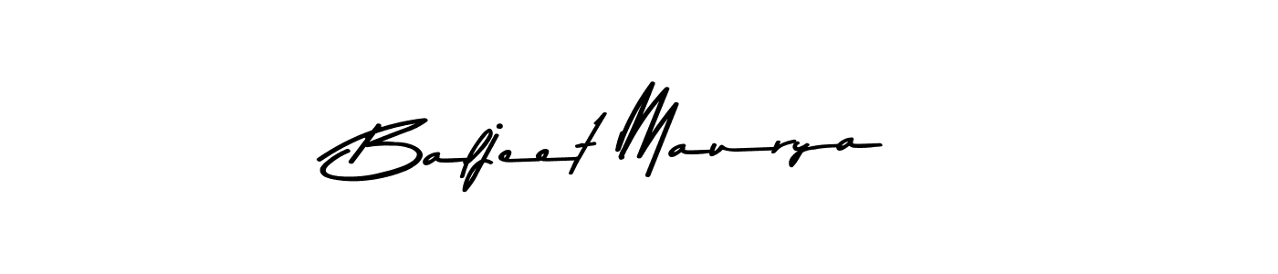How to make Baljeet Maurya signature? Asem Kandis PERSONAL USE is a professional autograph style. Create handwritten signature for Baljeet Maurya name. Baljeet Maurya signature style 9 images and pictures png