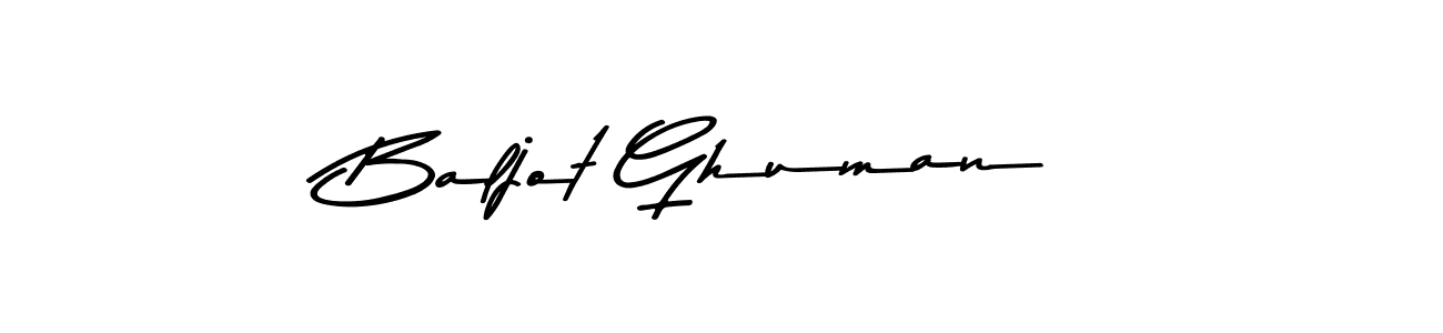 Also we have Baljot Ghuman name is the best signature style. Create professional handwritten signature collection using Asem Kandis PERSONAL USE autograph style. Baljot Ghuman signature style 9 images and pictures png