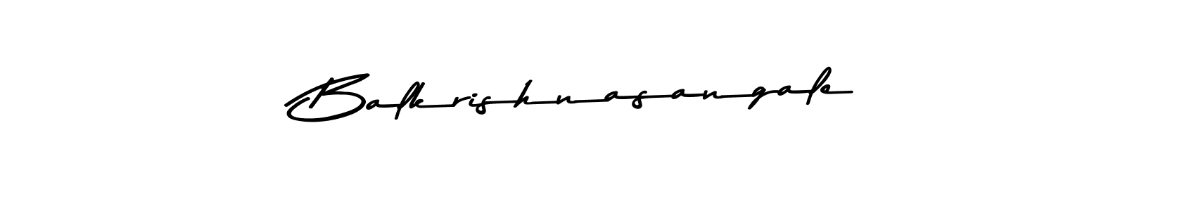 Use a signature maker to create a handwritten signature online. With this signature software, you can design (Asem Kandis PERSONAL USE) your own signature for name Balkrishnasangale. Balkrishnasangale signature style 9 images and pictures png