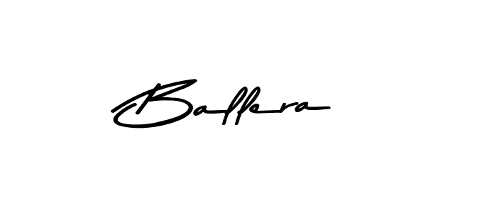 Make a beautiful signature design for name Ballera. With this signature (Asem Kandis PERSONAL USE) style, you can create a handwritten signature for free. Ballera signature style 9 images and pictures png