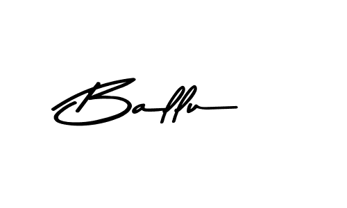 How to make Ballu name signature. Use Asem Kandis PERSONAL USE style for creating short signs online. This is the latest handwritten sign. Ballu signature style 9 images and pictures png