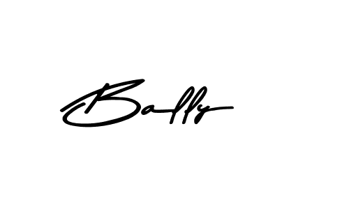 Use a signature maker to create a handwritten signature online. With this signature software, you can design (Asem Kandis PERSONAL USE) your own signature for name Bally. Bally signature style 9 images and pictures png