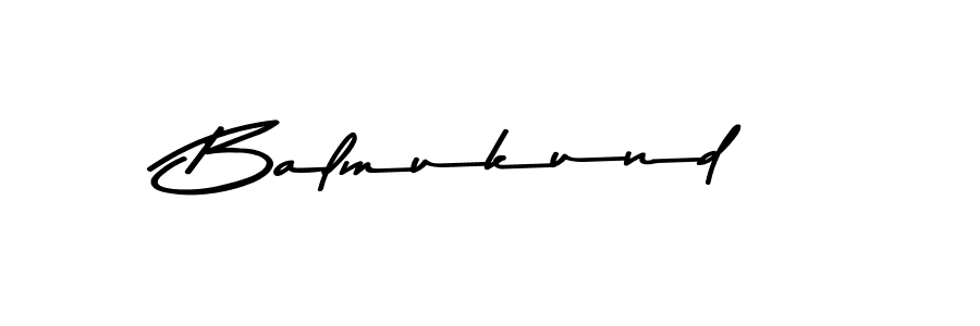 Make a beautiful signature design for name Balmukund. With this signature (Asem Kandis PERSONAL USE) style, you can create a handwritten signature for free. Balmukund signature style 9 images and pictures png