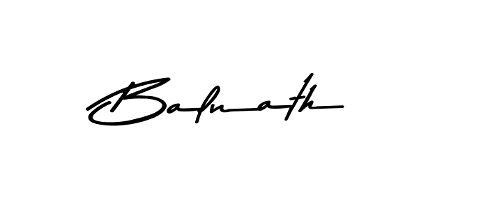 Make a beautiful signature design for name Balnath. Use this online signature maker to create a handwritten signature for free. Balnath signature style 9 images and pictures png