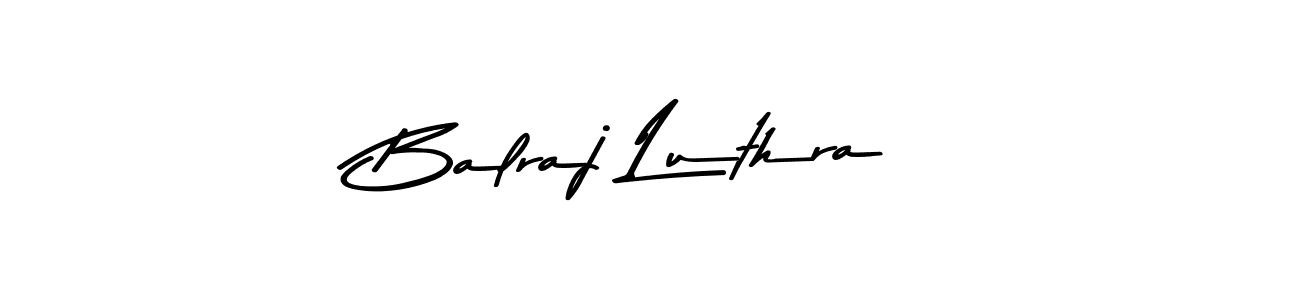 Similarly Asem Kandis PERSONAL USE is the best handwritten signature design. Signature creator online .You can use it as an online autograph creator for name Balraj Luthra. Balraj Luthra signature style 9 images and pictures png