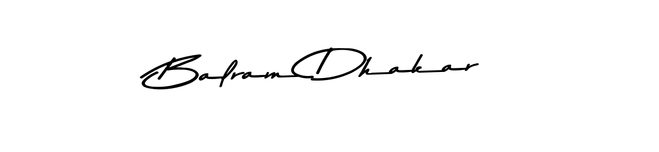 Also You can easily find your signature by using the search form. We will create Balram Dhakar name handwritten signature images for you free of cost using Asem Kandis PERSONAL USE sign style. Balram Dhakar signature style 9 images and pictures png