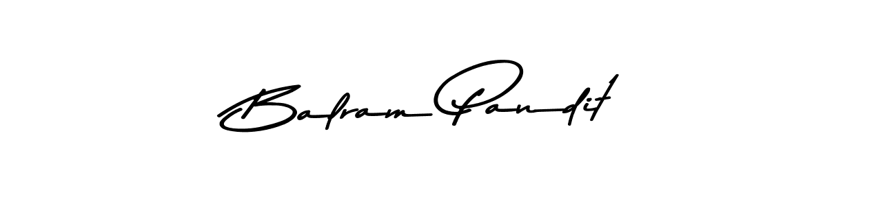 Balram Pandit stylish signature style. Best Handwritten Sign (Asem Kandis PERSONAL USE) for my name. Handwritten Signature Collection Ideas for my name Balram Pandit. Balram Pandit signature style 9 images and pictures png