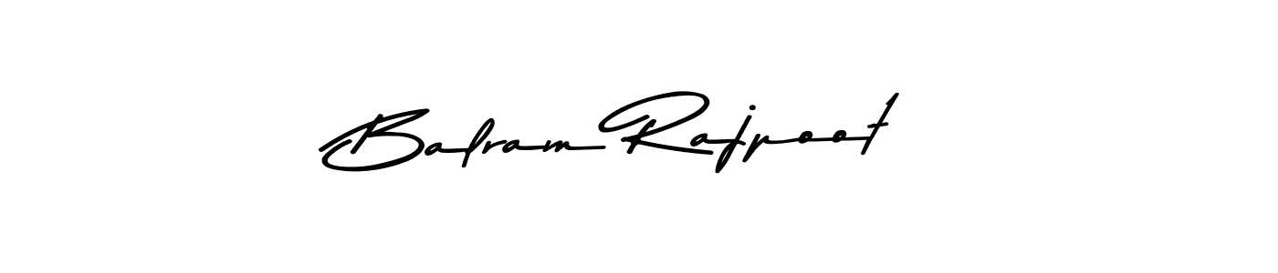 The best way (Asem Kandis PERSONAL USE) to make a short signature is to pick only two or three words in your name. The name Balram Rajpoot include a total of six letters. For converting this name. Balram Rajpoot signature style 9 images and pictures png