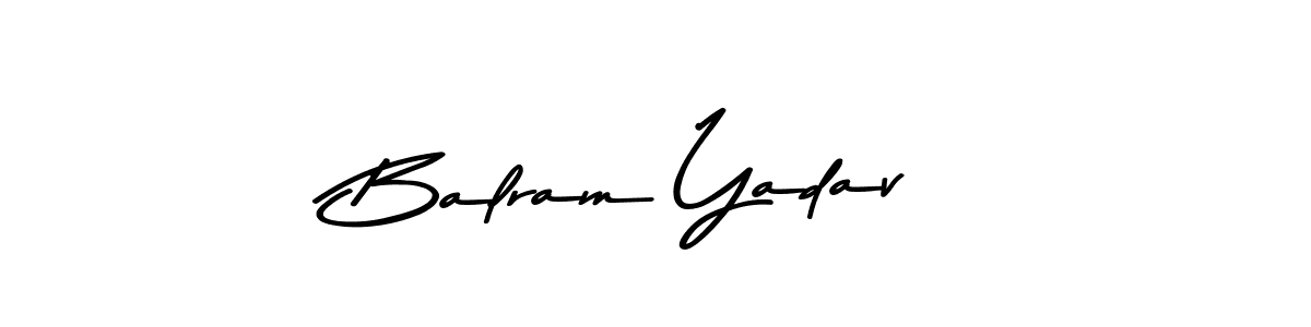 Also You can easily find your signature by using the search form. We will create Balram Yadav name handwritten signature images for you free of cost using Asem Kandis PERSONAL USE sign style. Balram Yadav signature style 9 images and pictures png