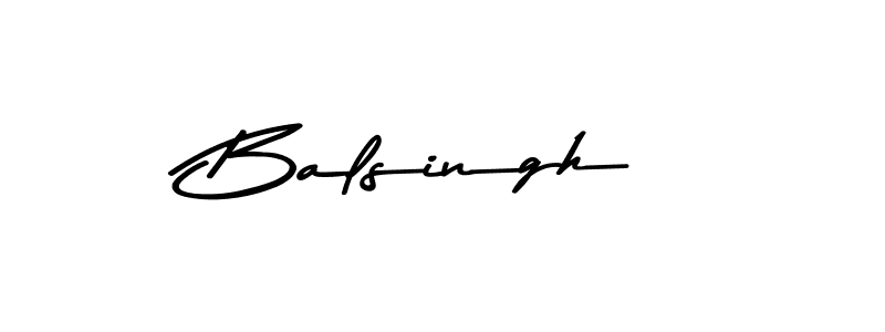 Design your own signature with our free online signature maker. With this signature software, you can create a handwritten (Asem Kandis PERSONAL USE) signature for name Balsingh. Balsingh signature style 9 images and pictures png