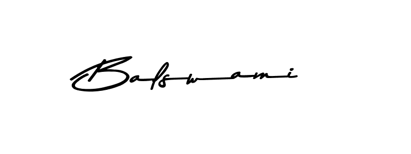 How to make Balswami signature? Asem Kandis PERSONAL USE is a professional autograph style. Create handwritten signature for Balswami name. Balswami signature style 9 images and pictures png