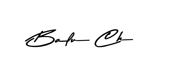 Balu Ch stylish signature style. Best Handwritten Sign (Asem Kandis PERSONAL USE) for my name. Handwritten Signature Collection Ideas for my name Balu Ch. Balu Ch signature style 9 images and pictures png