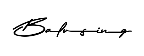 Discover the perfect balance of readability and style for Balusing with Asem Kandis PERSONAL USE font. Create your dream signature today. Balusing signature style 9 images and pictures png