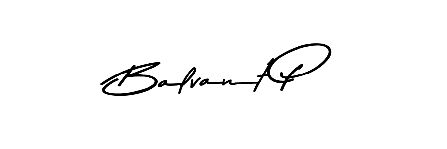 Also You can easily find your signature by using the search form. We will create Balvant P name handwritten signature images for you free of cost using Asem Kandis PERSONAL USE sign style. Balvant P signature style 9 images and pictures png