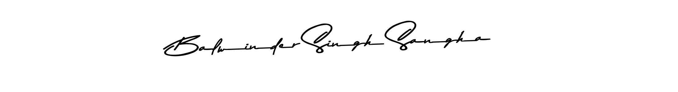 Create a beautiful signature design for name Balwinder Singh Sangha. With this signature (Asem Kandis PERSONAL USE) fonts, you can make a handwritten signature for free. Balwinder Singh Sangha signature style 9 images and pictures png