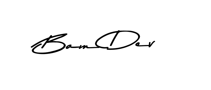 This is the best signature style for the Bam Dev name. Also you like these signature font (Asem Kandis PERSONAL USE). Mix name signature. Bam Dev signature style 9 images and pictures png