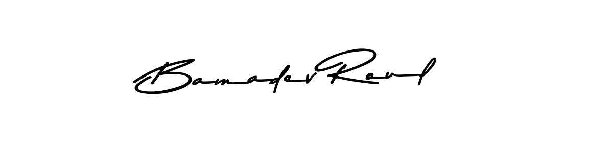 You can use this online signature creator to create a handwritten signature for the name Bamadev Roul. This is the best online autograph maker. Bamadev Roul signature style 9 images and pictures png