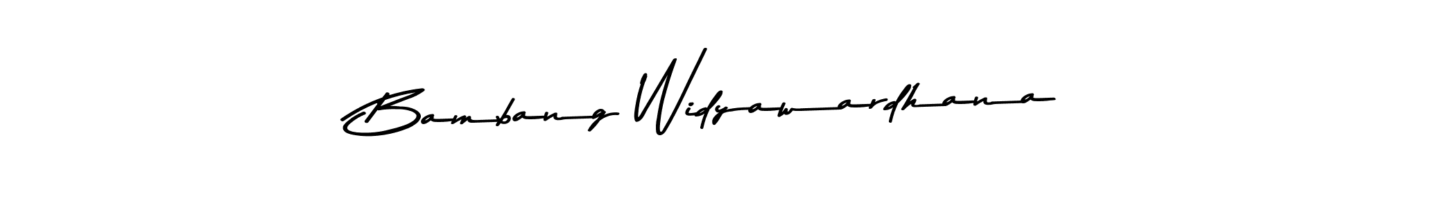 Make a beautiful signature design for name Bambang Widyawardhana. With this signature (Asem Kandis PERSONAL USE) style, you can create a handwritten signature for free. Bambang Widyawardhana signature style 9 images and pictures png