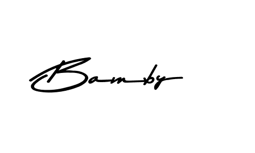 Bamby stylish signature style. Best Handwritten Sign (Asem Kandis PERSONAL USE) for my name. Handwritten Signature Collection Ideas for my name Bamby. Bamby signature style 9 images and pictures png