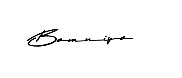 Similarly Asem Kandis PERSONAL USE is the best handwritten signature design. Signature creator online .You can use it as an online autograph creator for name Bamniya. Bamniya signature style 9 images and pictures png