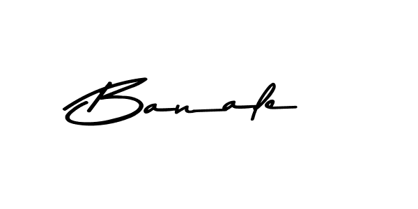 How to make Banale signature? Asem Kandis PERSONAL USE is a professional autograph style. Create handwritten signature for Banale name. Banale signature style 9 images and pictures png