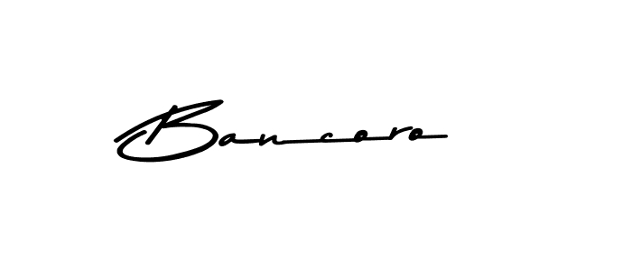 Make a beautiful signature design for name Bancoro. Use this online signature maker to create a handwritten signature for free. Bancoro signature style 9 images and pictures png