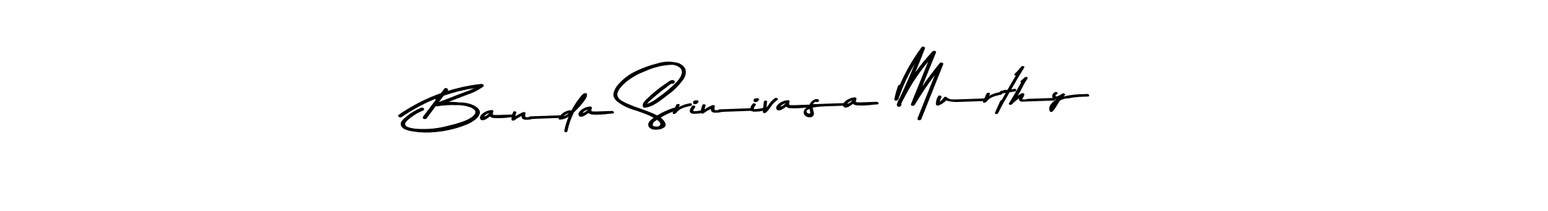 Design your own signature with our free online signature maker. With this signature software, you can create a handwritten (Asem Kandis PERSONAL USE) signature for name Banda Srinivasa Murthy. Banda Srinivasa Murthy signature style 9 images and pictures png