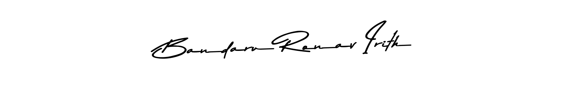 This is the best signature style for the Bandaru Ronav Irith name. Also you like these signature font (Asem Kandis PERSONAL USE). Mix name signature. Bandaru Ronav Irith signature style 9 images and pictures png