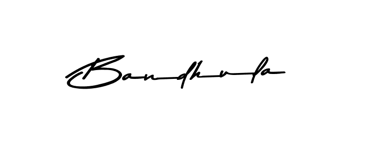 Use a signature maker to create a handwritten signature online. With this signature software, you can design (Asem Kandis PERSONAL USE) your own signature for name Bandhula. Bandhula signature style 9 images and pictures png