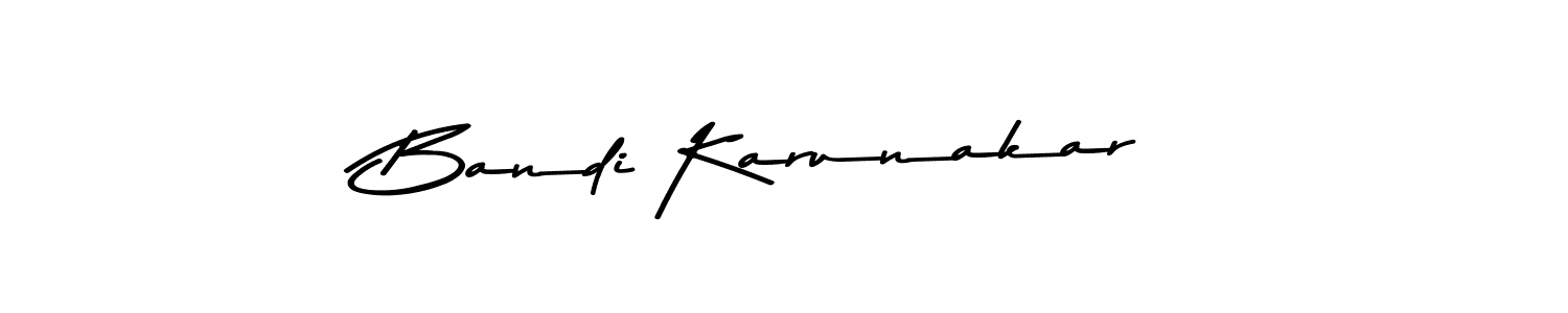 Also You can easily find your signature by using the search form. We will create Bandi Karunakar name handwritten signature images for you free of cost using Asem Kandis PERSONAL USE sign style. Bandi Karunakar signature style 9 images and pictures png