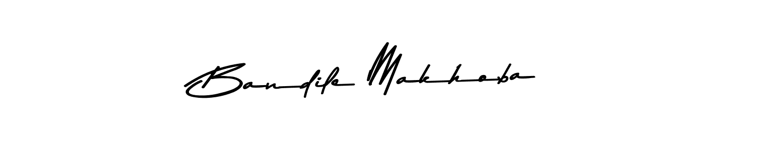 Use a signature maker to create a handwritten signature online. With this signature software, you can design (Asem Kandis PERSONAL USE) your own signature for name Bandile Makhoba. Bandile Makhoba signature style 9 images and pictures png