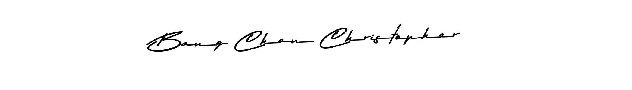 Use a signature maker to create a handwritten signature online. With this signature software, you can design (Asem Kandis PERSONAL USE) your own signature for name Bang Chan Christopher. Bang Chan Christopher signature style 9 images and pictures png