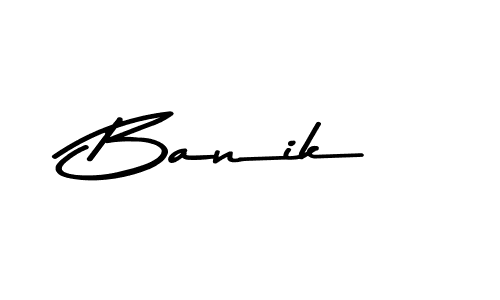 How to Draw Banik signature style? Asem Kandis PERSONAL USE is a latest design signature styles for name Banik. Banik signature style 9 images and pictures png
