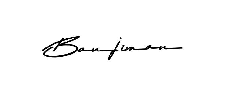 Banjiman stylish signature style. Best Handwritten Sign (Asem Kandis PERSONAL USE) for my name. Handwritten Signature Collection Ideas for my name Banjiman. Banjiman signature style 9 images and pictures png