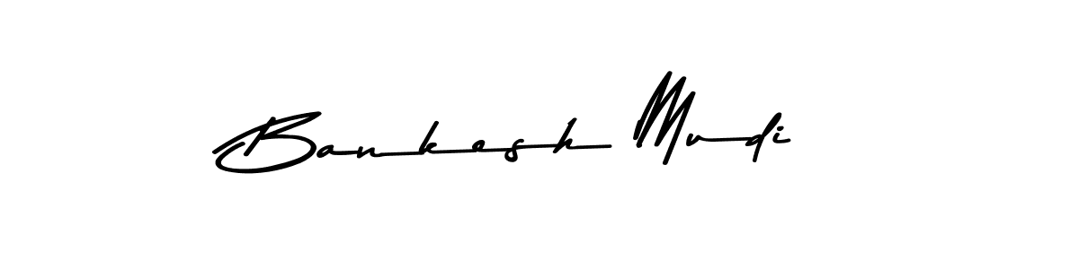 Also You can easily find your signature by using the search form. We will create Bankesh Mudi name handwritten signature images for you free of cost using Asem Kandis PERSONAL USE sign style. Bankesh Mudi signature style 9 images and pictures png