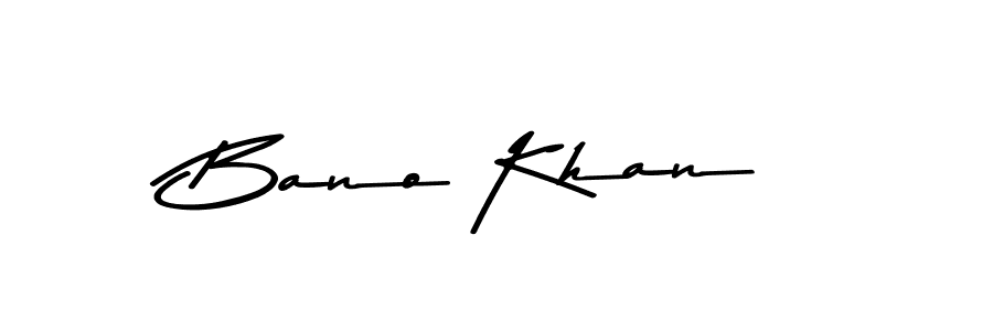 You should practise on your own different ways (Asem Kandis PERSONAL USE) to write your name (Bano Khan) in signature. don't let someone else do it for you. Bano Khan signature style 9 images and pictures png