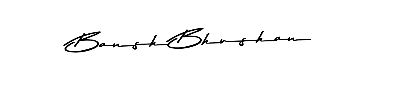 Asem Kandis PERSONAL USE is a professional signature style that is perfect for those who want to add a touch of class to their signature. It is also a great choice for those who want to make their signature more unique. Get Bansh Bhushan name to fancy signature for free. Bansh Bhushan signature style 9 images and pictures png